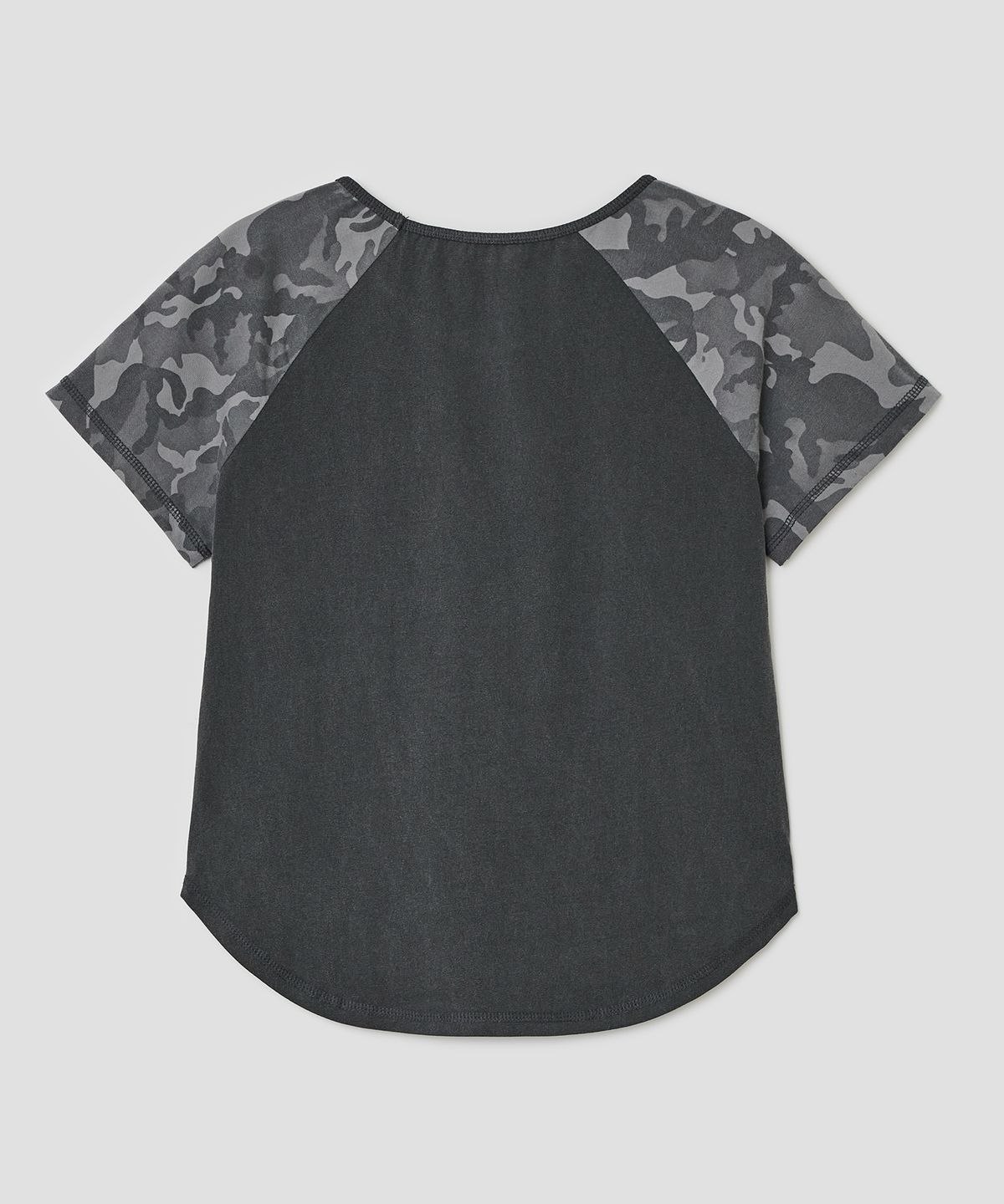 타입서비스(TYPESERVICE) Froggy Raglan Top [Charcoal]