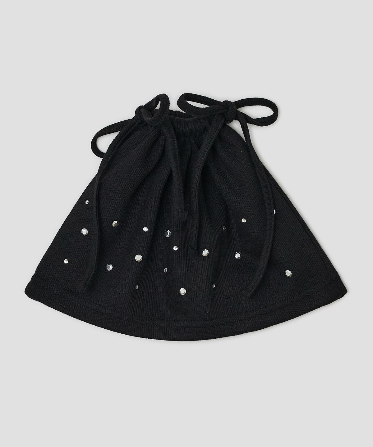 타입서비스(TYPESERVICE) Hotfix Drawstring Beanie [Black]
