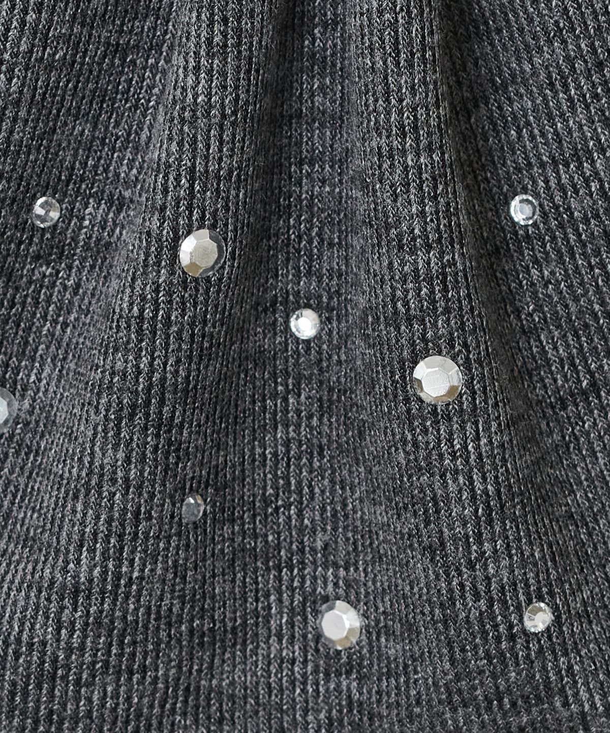 타입서비스(TYPESERVICE) Hotfix Drawstring Beanie [Charcoal]