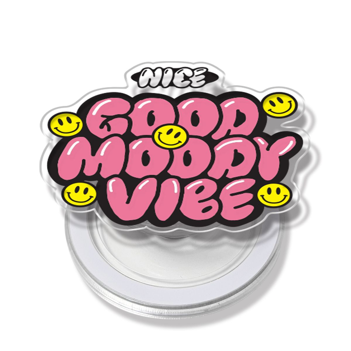 스플래시코드(SPLASHCODE) 맥세이프 클리어톡 - 굿바이브 무디 핑크(Good Vibe Moody Pink)