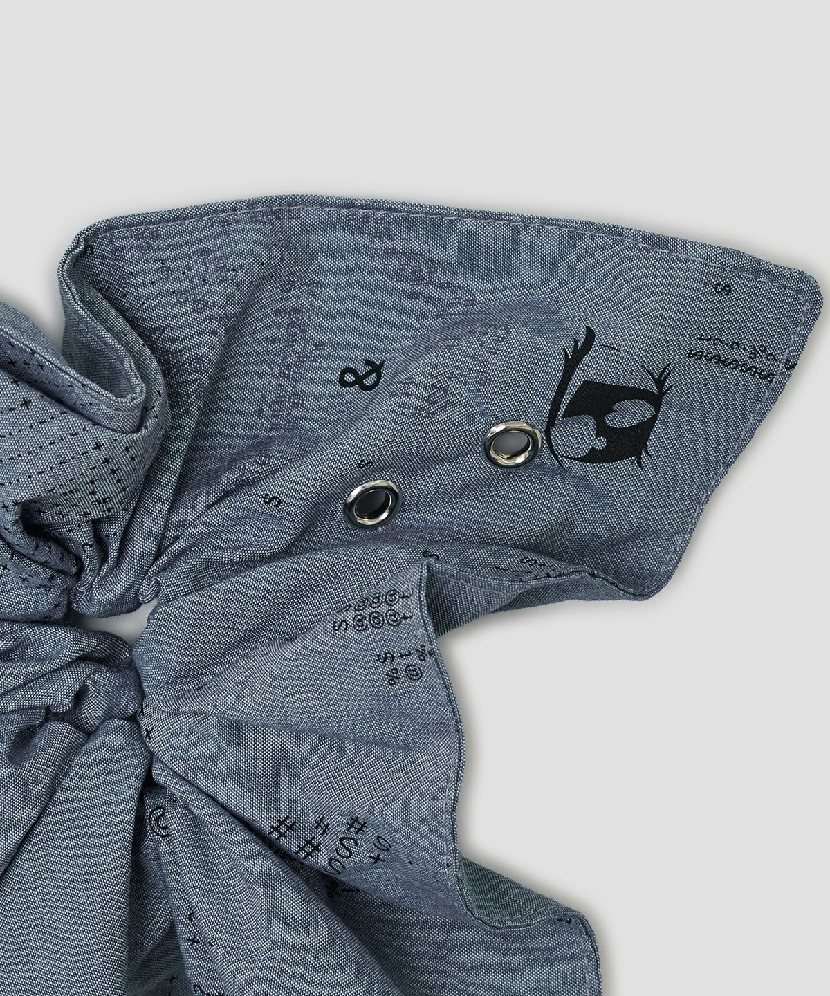 타입서비스(TYPESERVICE) Squared Scrunchie [Blue]