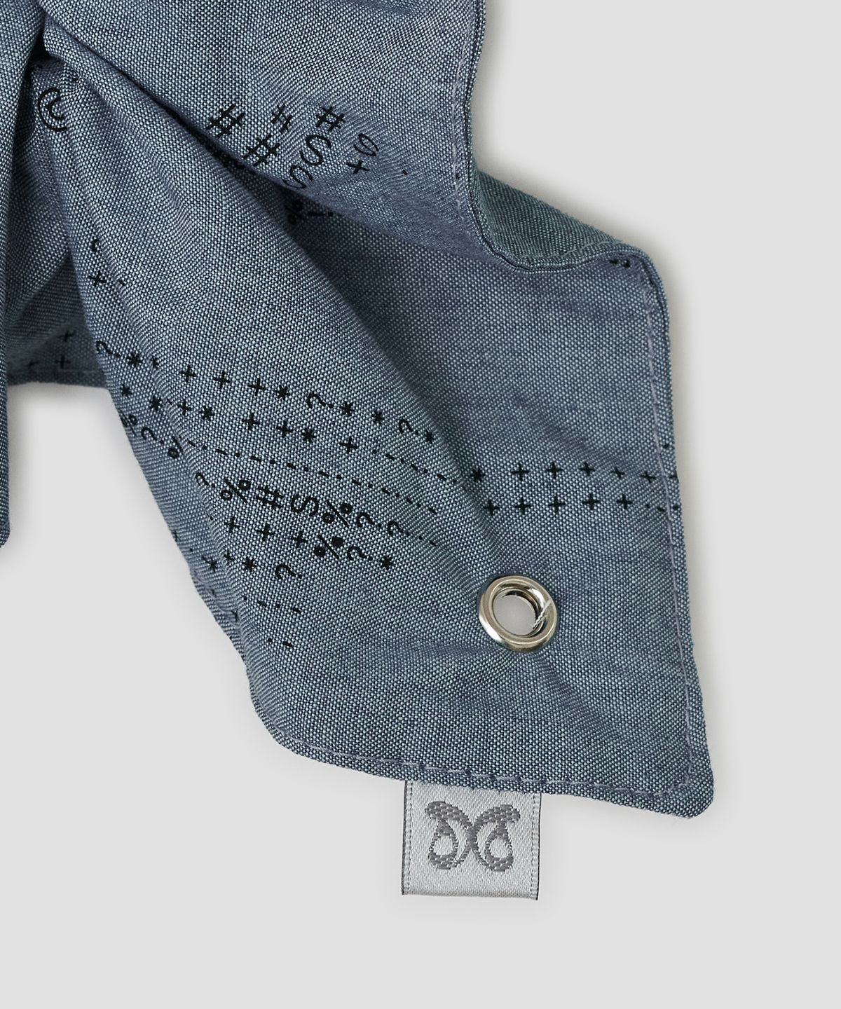 타입서비스(TYPESERVICE) Squared Scrunchie [Blue]