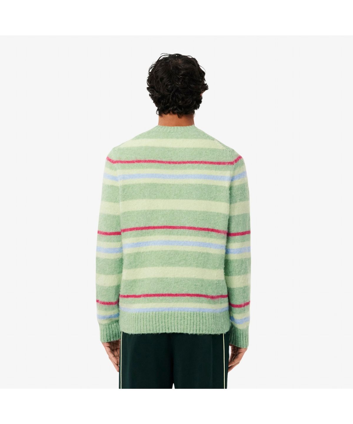 라코스테(LACOSTE) 남성 릴랙스핏 스트라이프 풀오버 스웨터 AH5940-55N 9I9