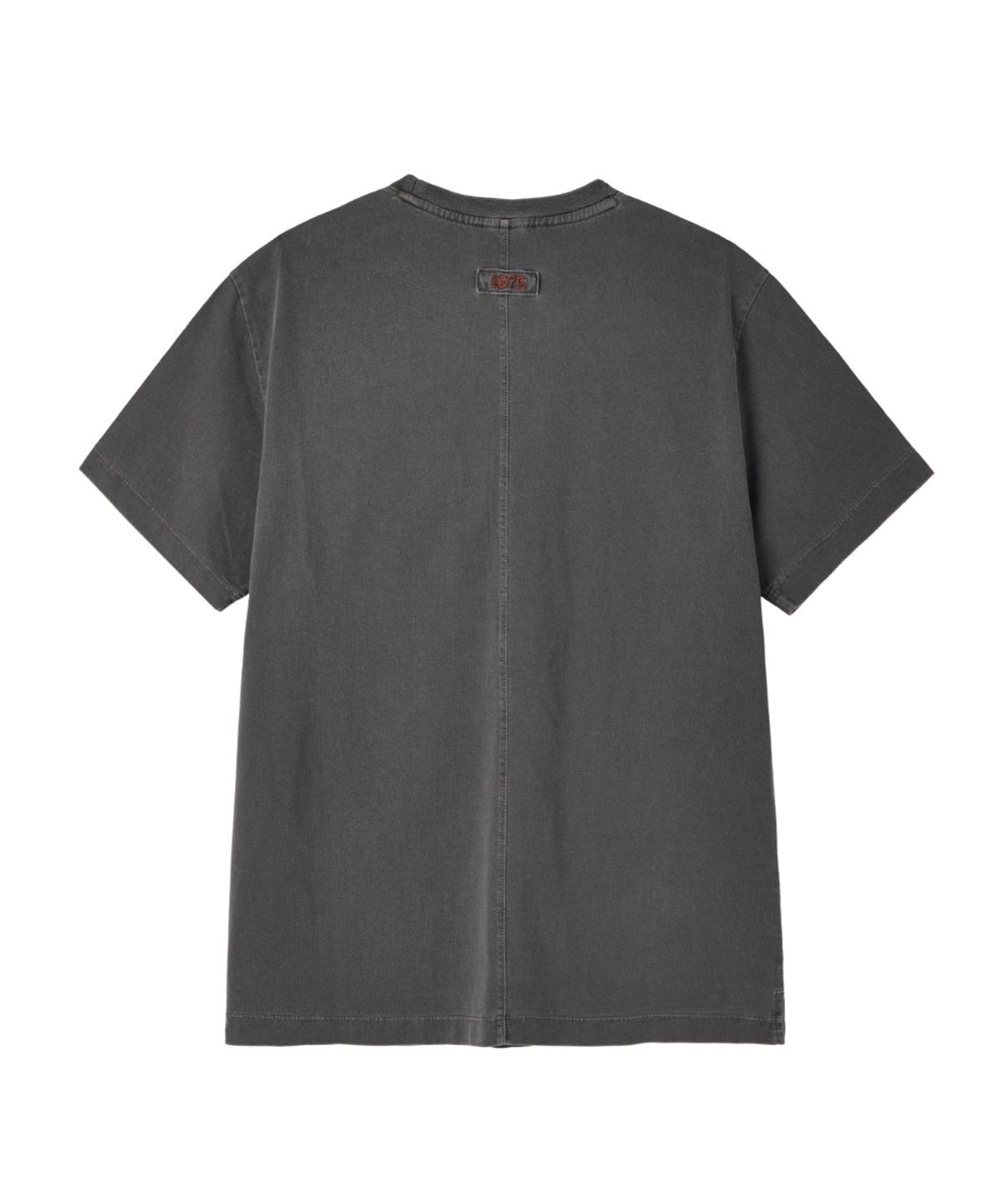 브롬톤 런던(BROMPTON LONDON) PIGMENT DYEING HALF SLEEVE T-SHIRT - CHARCOAL (P265UTS430)