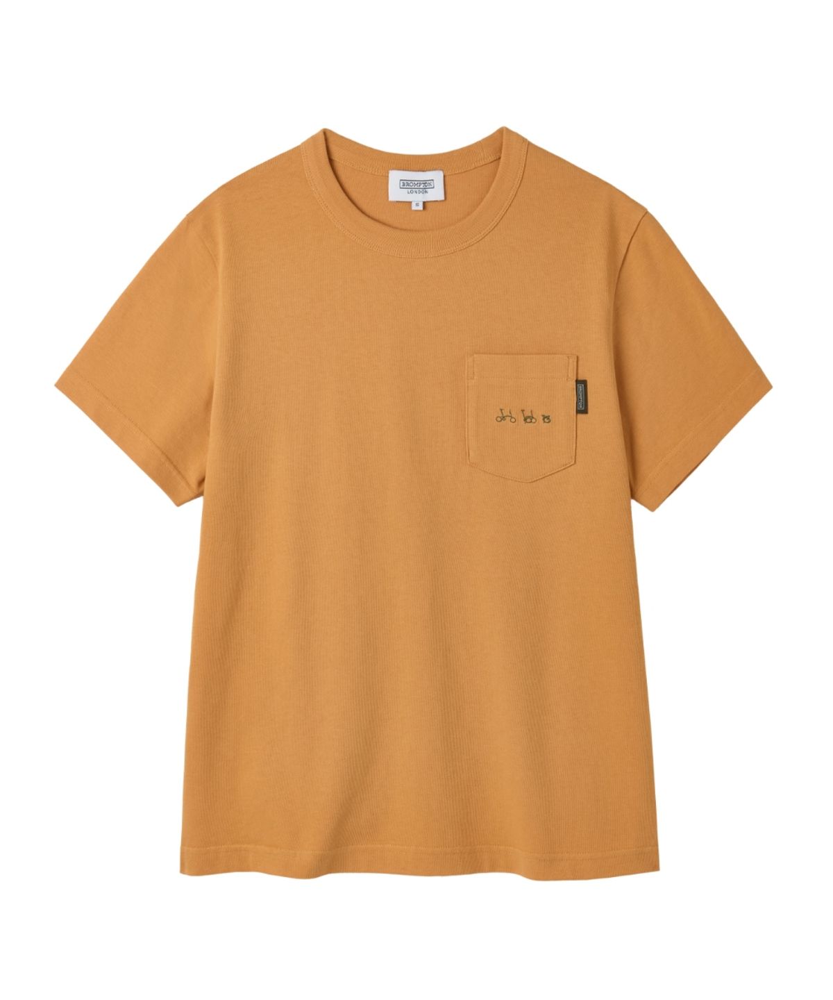 브롬톤 런던(BROMPTON LONDON) BASIC HALF SLEEVE T-SHIRT - ORANGE (P265UTS101)