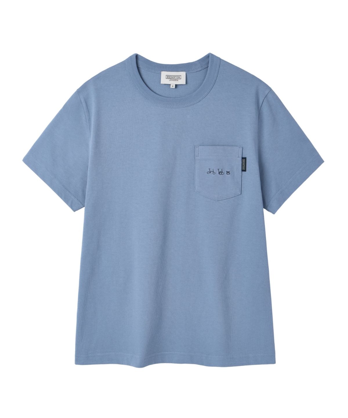 브롬톤 런던(BROMPTON LONDON) BASIC HALF SLEEVE T-SHIRT - BLUE (P265UTS101)