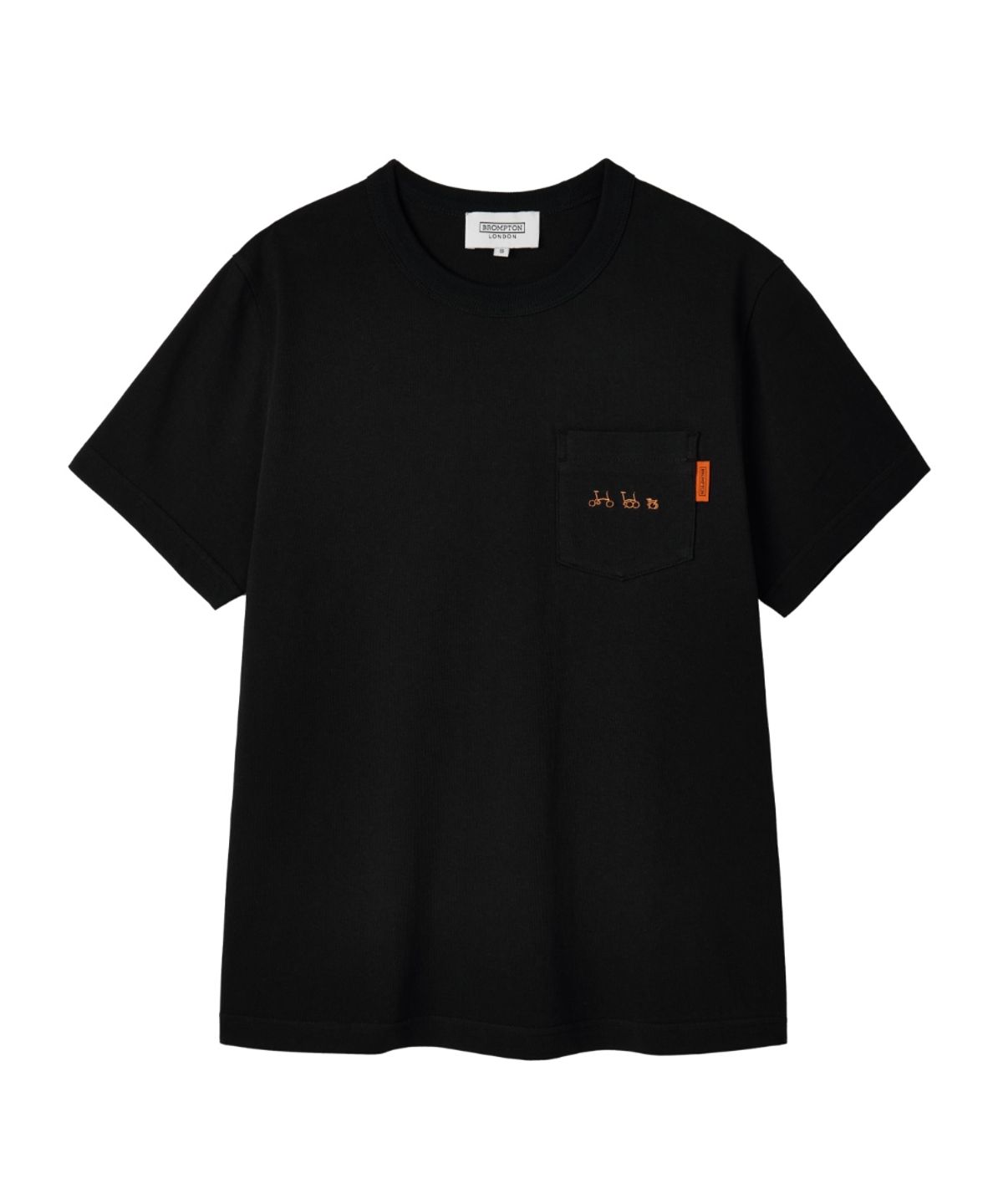브롬톤 런던(BROMPTON LONDON) BASIC HALF SLEEVE T-SHIRT - BLACK (P265UTS101)