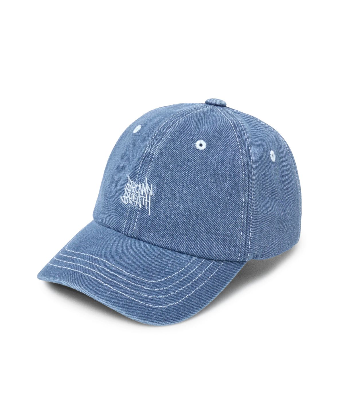 브라운브레스 키즈(BROWNBREATH KIDS) KIDS TAG DENIM BALLCAP - INDIGO
