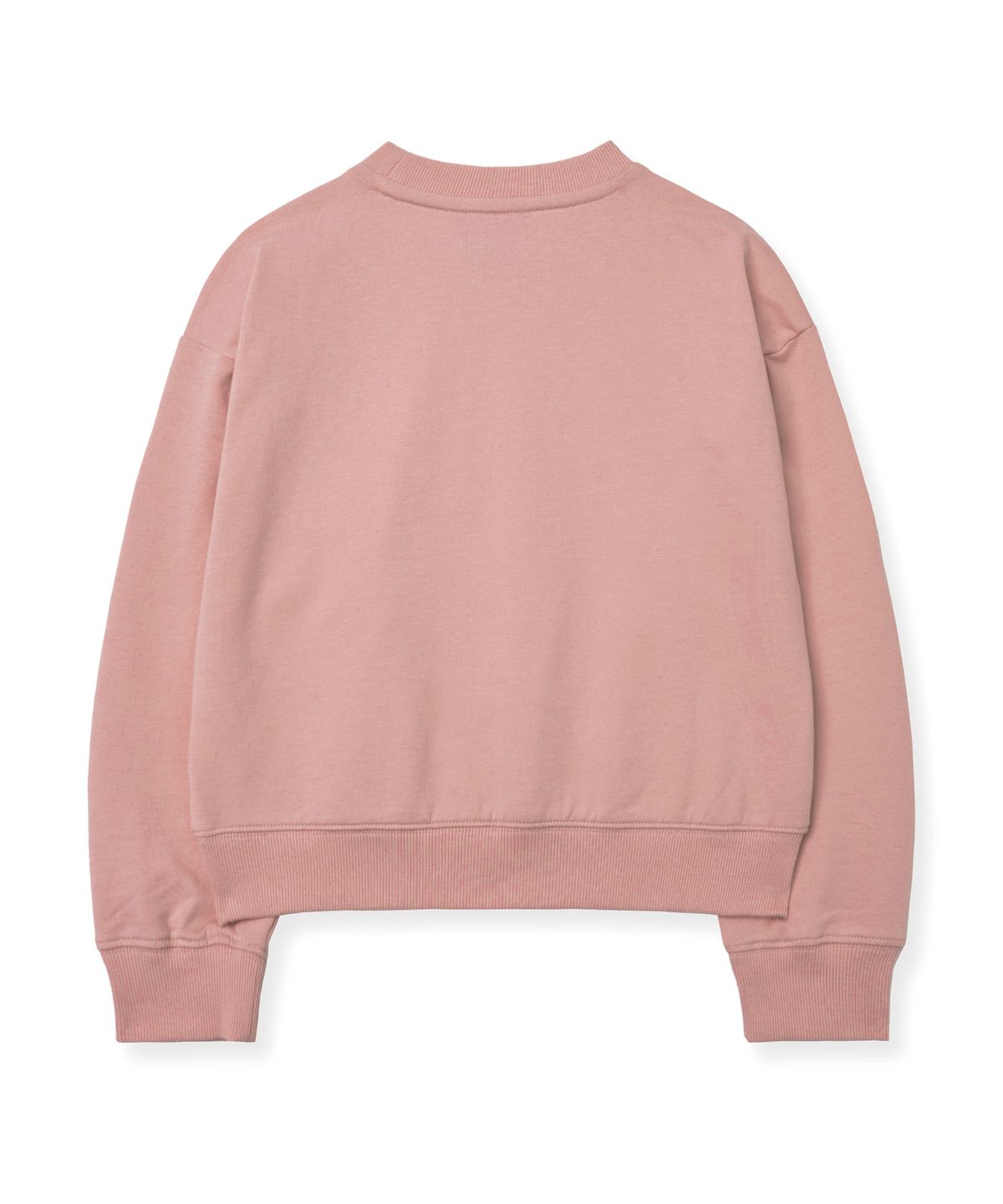 브라운브레스 키즈(BROWNBREATH KIDS) KIDS GIRL CUT OUT CREWNECK - PINK