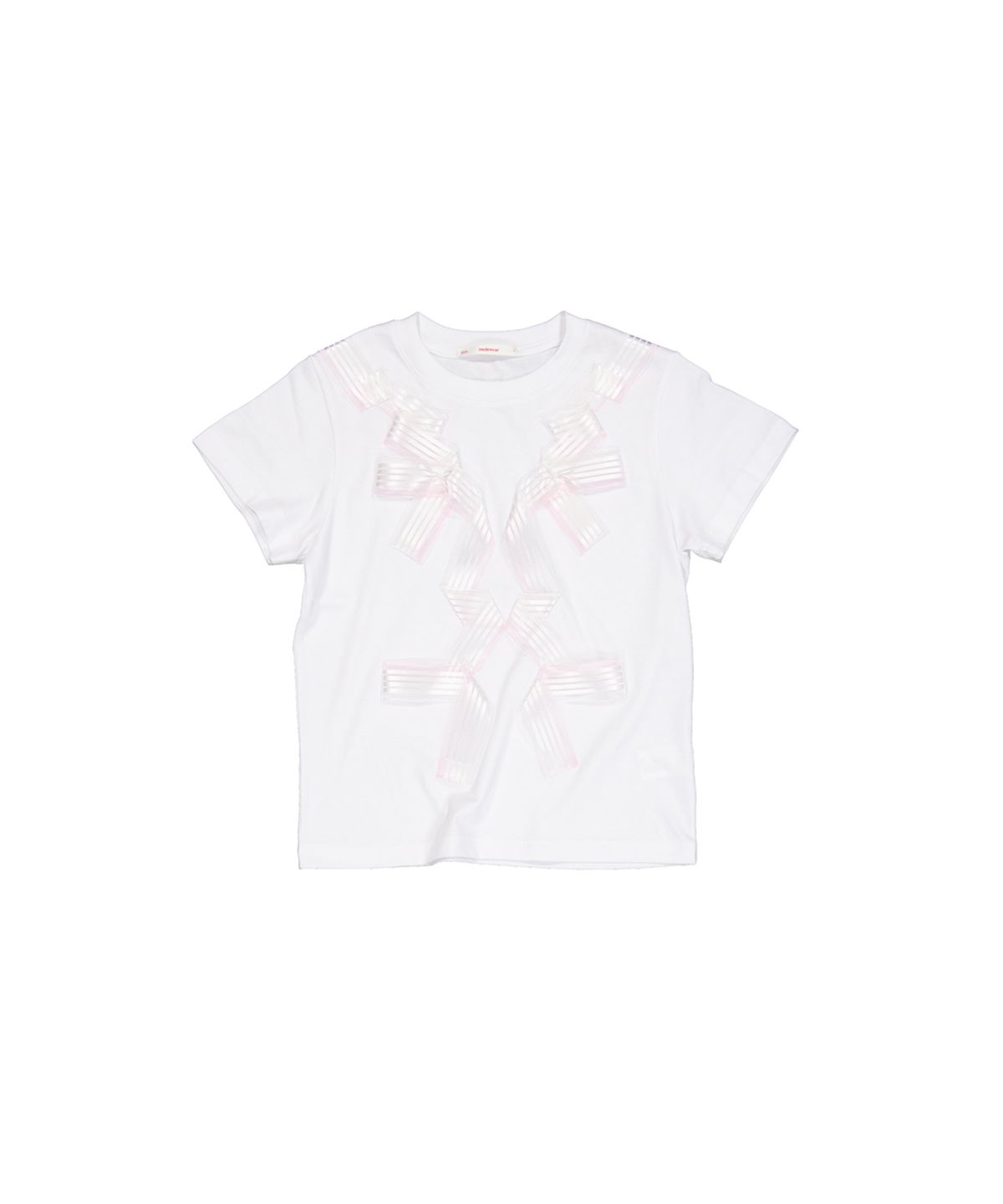 영마일웨어(0MILEWEAR) 리본 티셔츠 (pink)