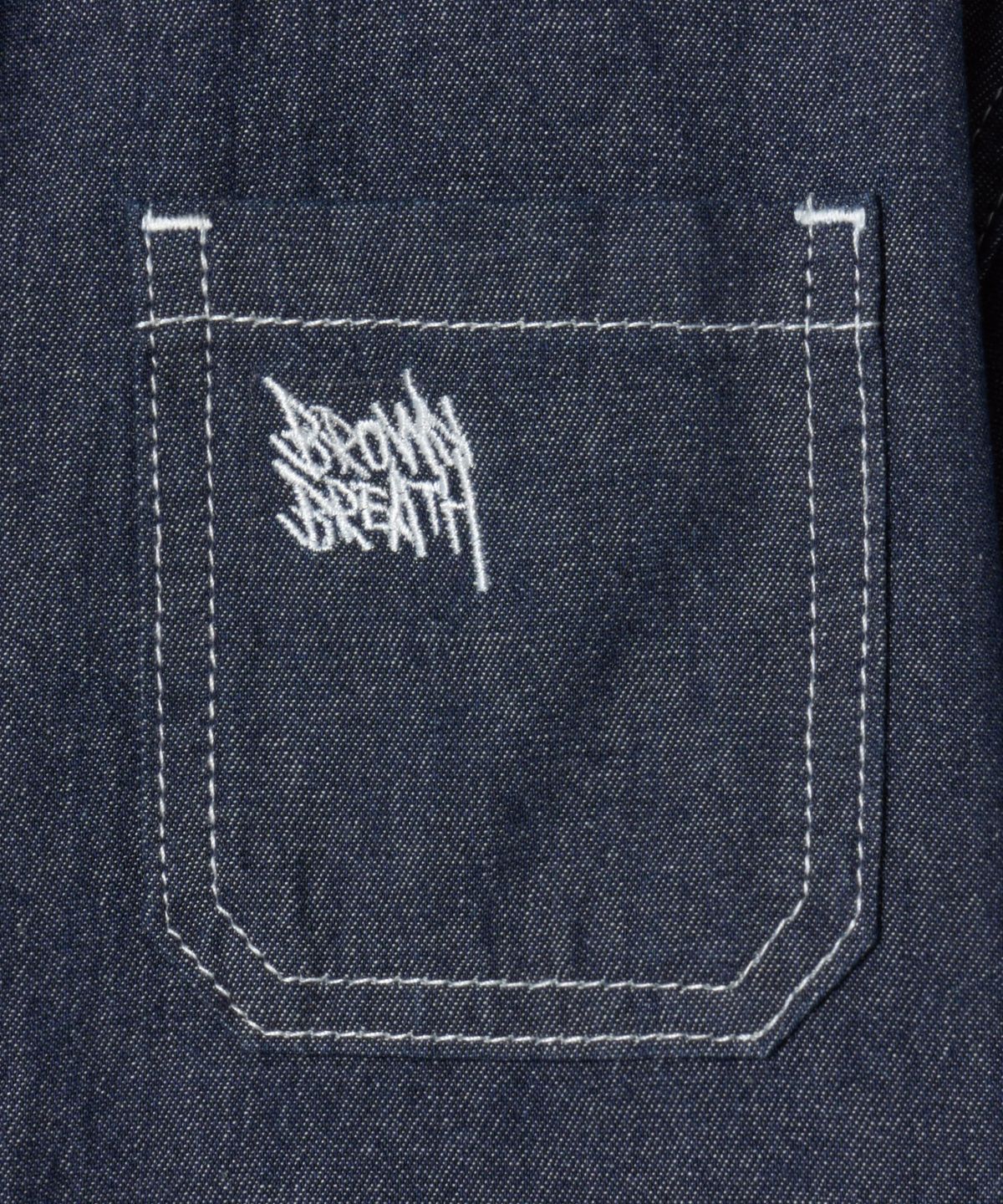 브라운브레스 키즈(BROWNBREATH KIDS) KIDS TAG DENIM SHIRTS - BLUE