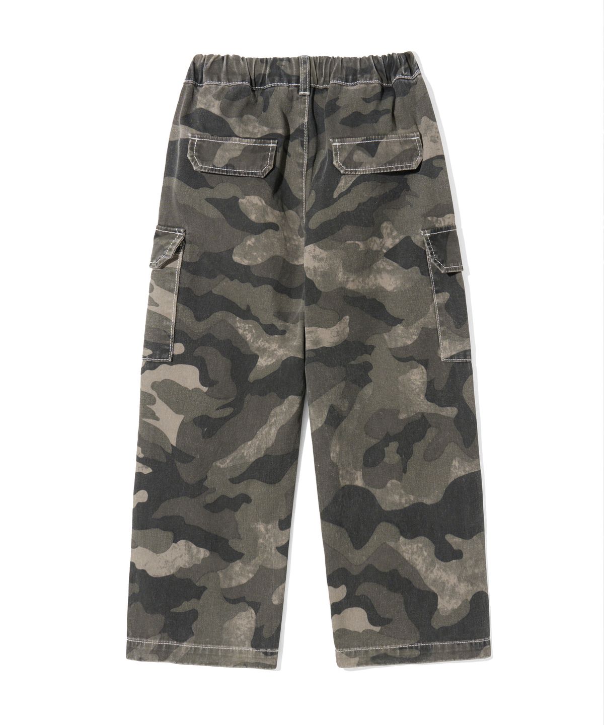 브라운브레스 키즈(BROWNBREATH KIDS) KIDS CAMO CARGO PANTS - GREY