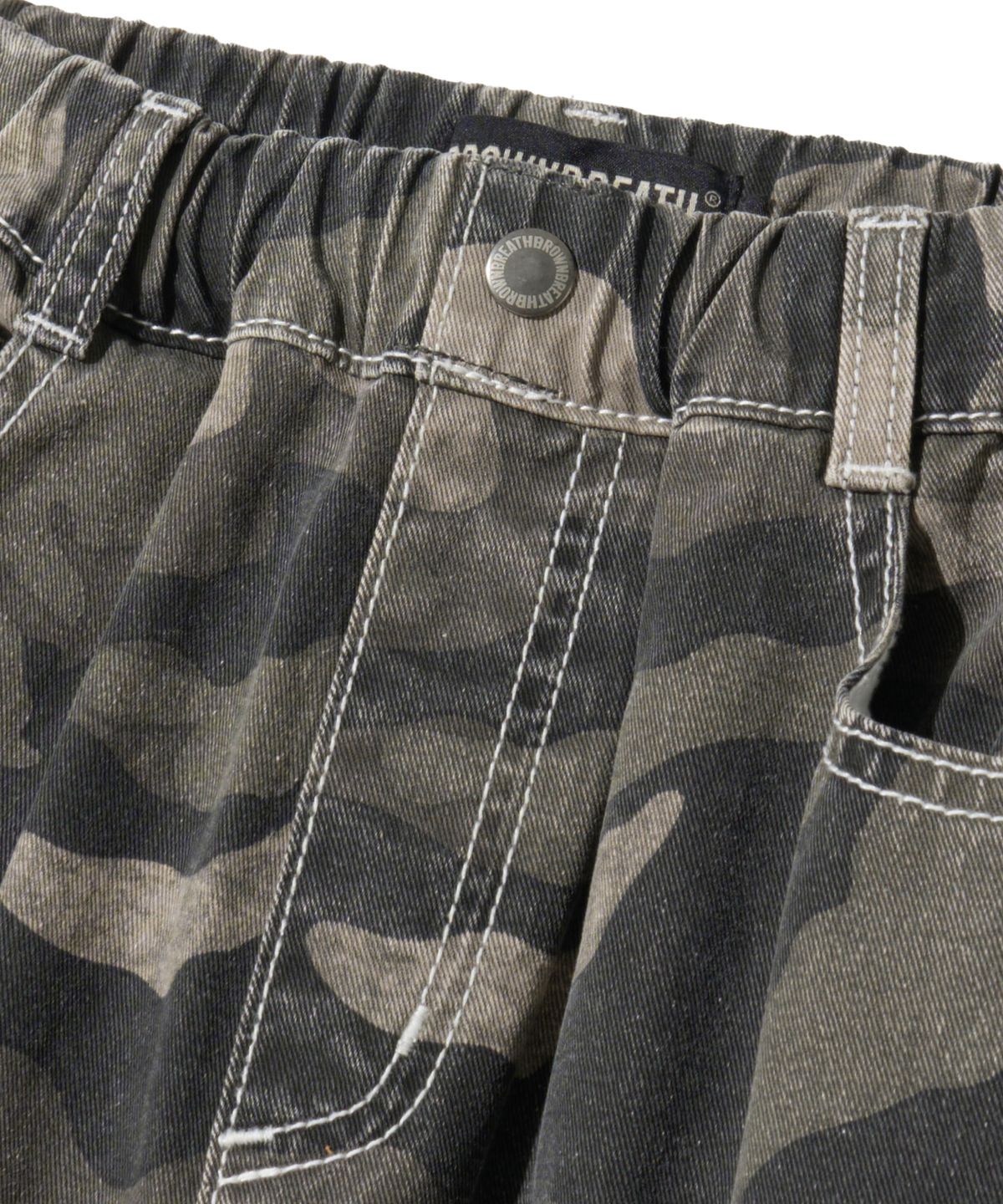 브라운브레스 키즈(BROWNBREATH KIDS) KIDS CAMO CARGO PANTS - GREY