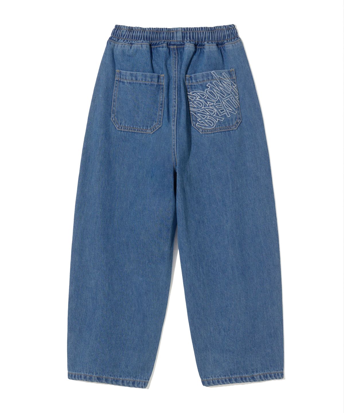 브라운브레스 키즈(BROWNBREATH KIDS) KIDS TAG TAPERED DENIM PANTS - INDIGO