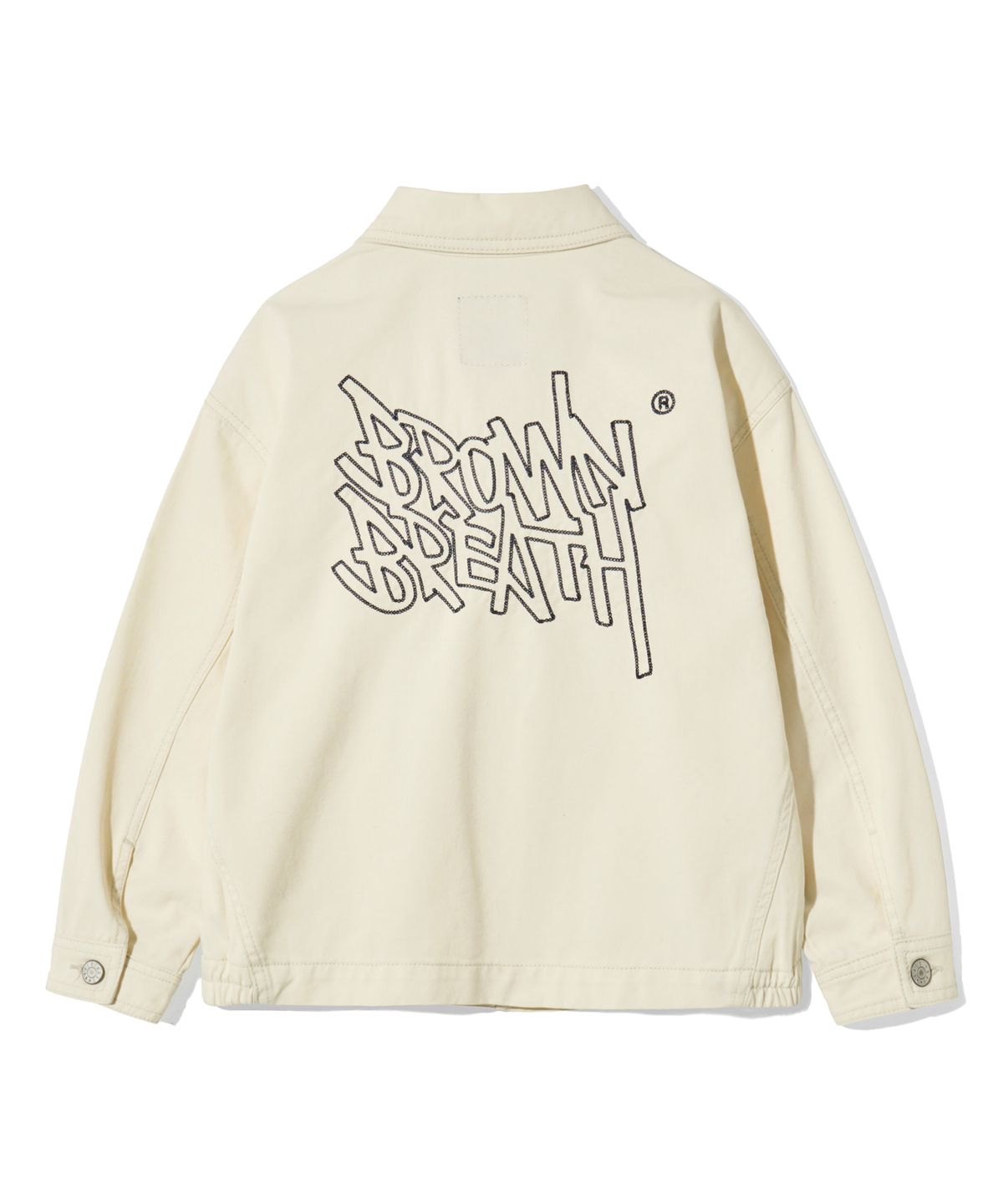 브라운브레스 키즈(BROWNBREATH KIDS) KIDS TAG WORK JACKET - CREAM