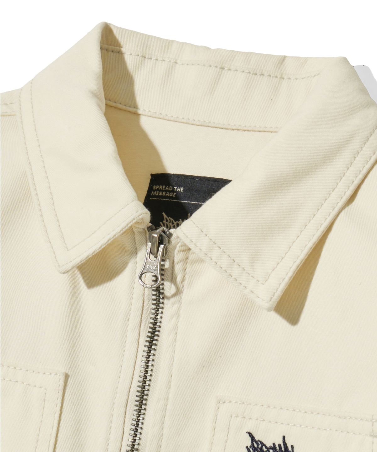 브라운브레스 키즈(BROWNBREATH KIDS) KIDS TAG WORK JACKET - CREAM