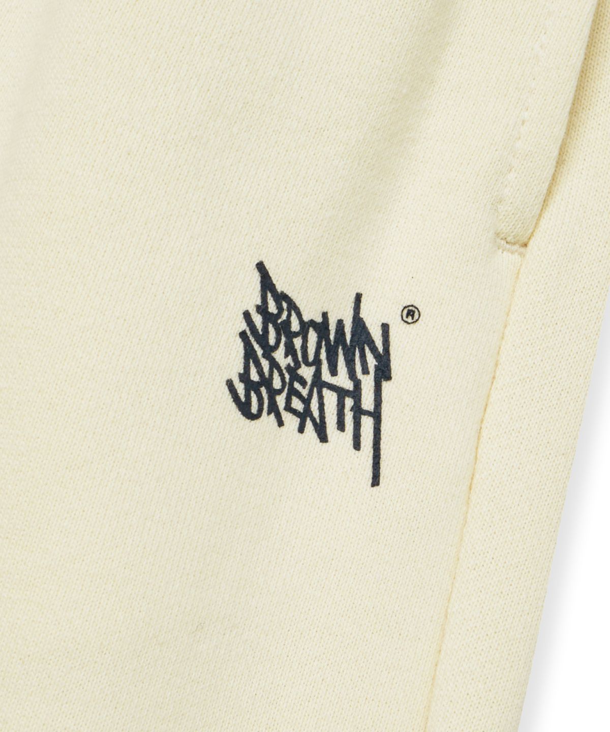 브라운브레스 키즈(BROWNBREATH KIDS) KIDS TAG SWEAT PANTS - IVORY