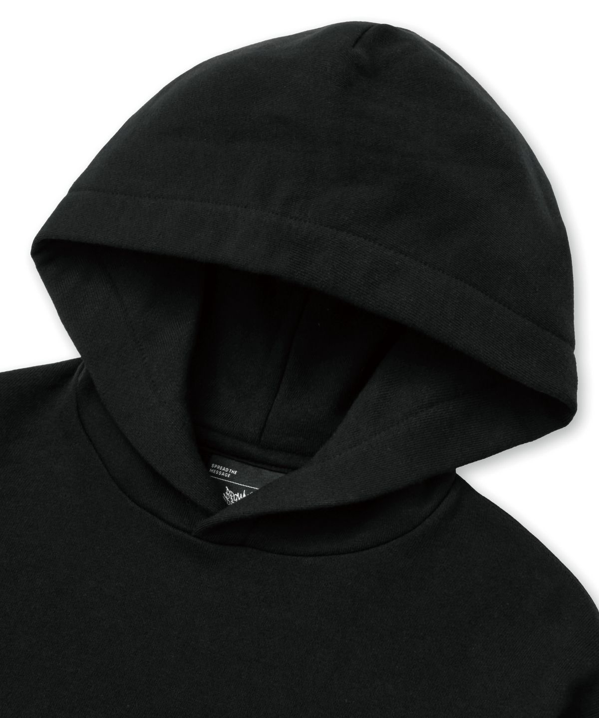 브라운브레스 키즈(BROWNBREATH KIDS) KIDS TAG HOODIE - BLACK