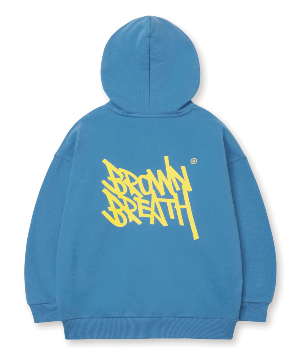 브라운브레스 키즈(BROWNBREATH KIDS) KIDS TAG HOODIE - BLUE