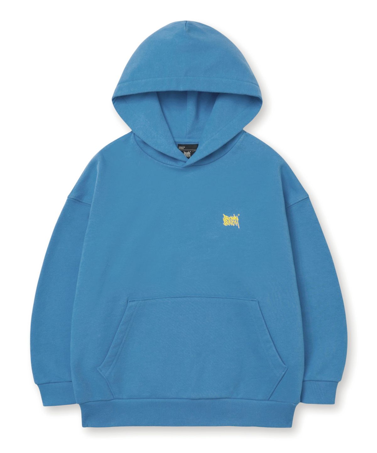 브라운브레스 키즈(BROWNBREATH KIDS) KIDS TAG HOODIE - BLUE