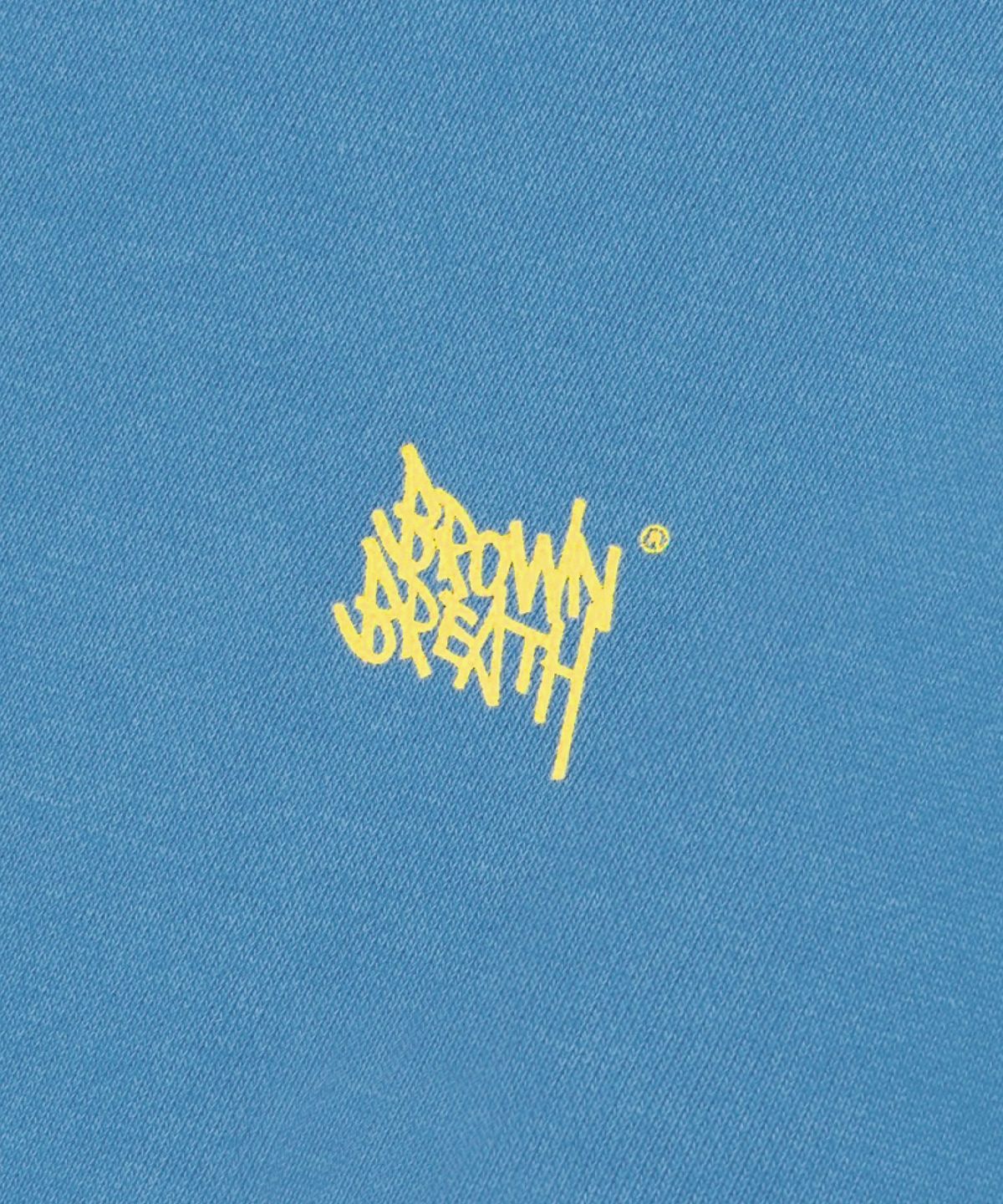 브라운브레스 키즈(BROWNBREATH KIDS) KIDS TAG HOODIE - BLUE