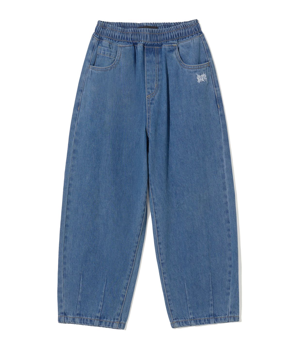브라운브레스 키즈(BROWNBREATH KIDS) KIDS TAG DENIM JACKET SETUP_INDIGO BLUE