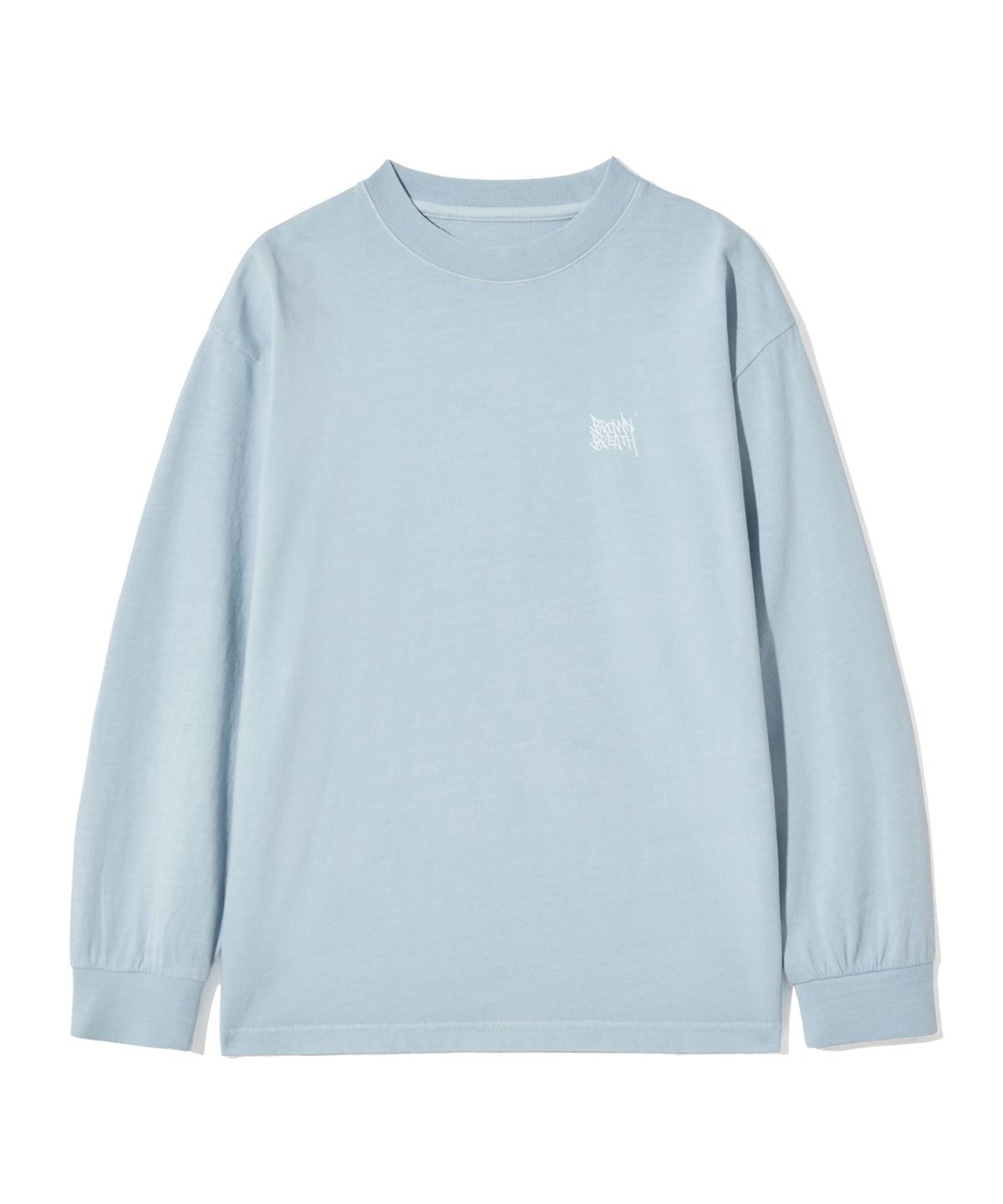 브라운브레스 키즈(BROWNBREATH KIDS) KIDS TAG PIGMENT LONGSLEEVE - SKY BLUE