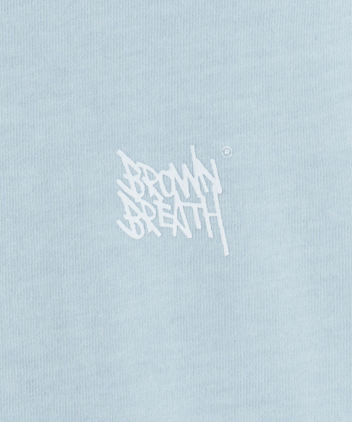 브라운브레스 키즈(BROWNBREATH KIDS) KIDS TAG PIGMENT LONGSLEEVE - SKY BLUE
