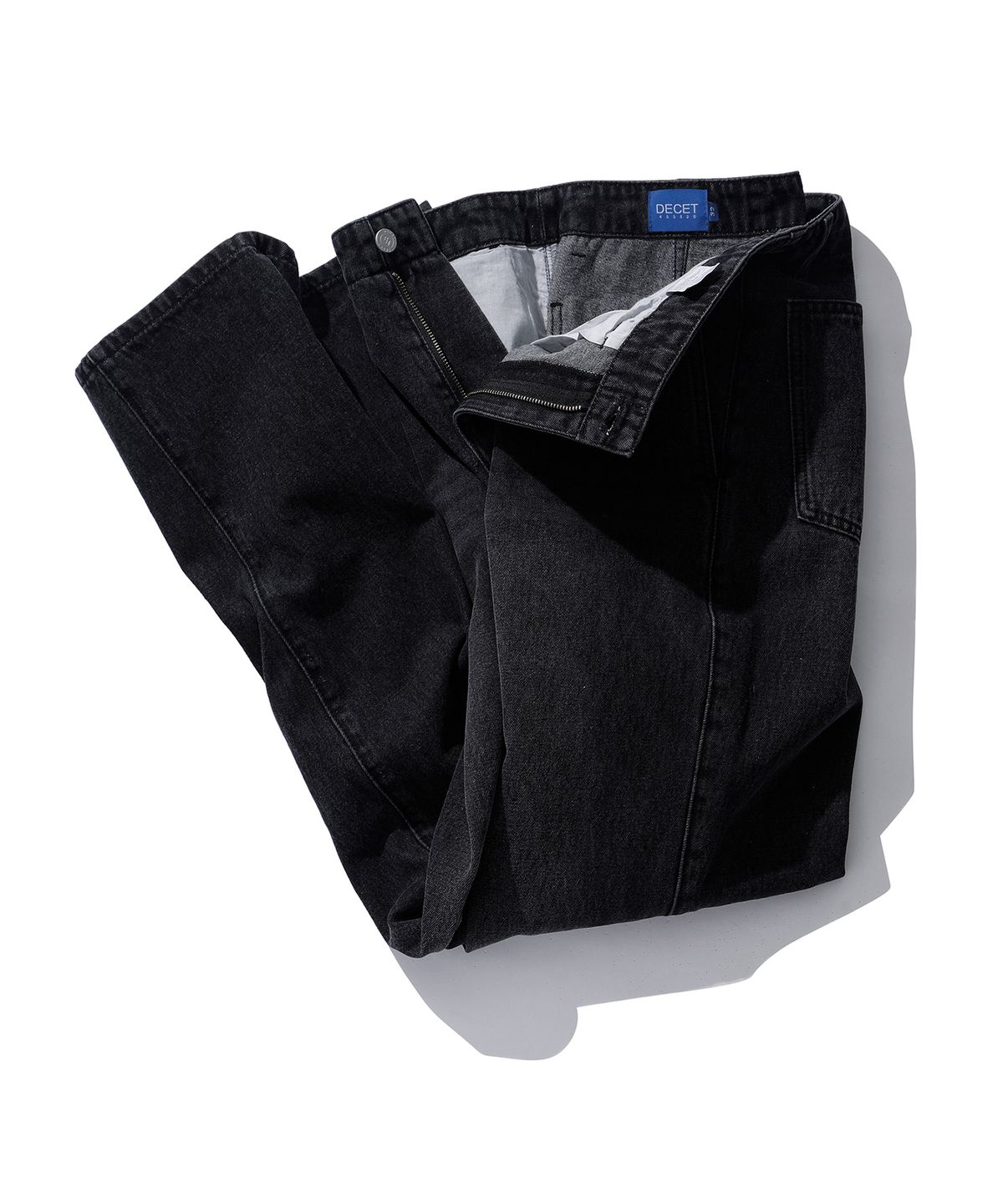 데케트(DECET) Officer Straight Jeans DCPT068Black