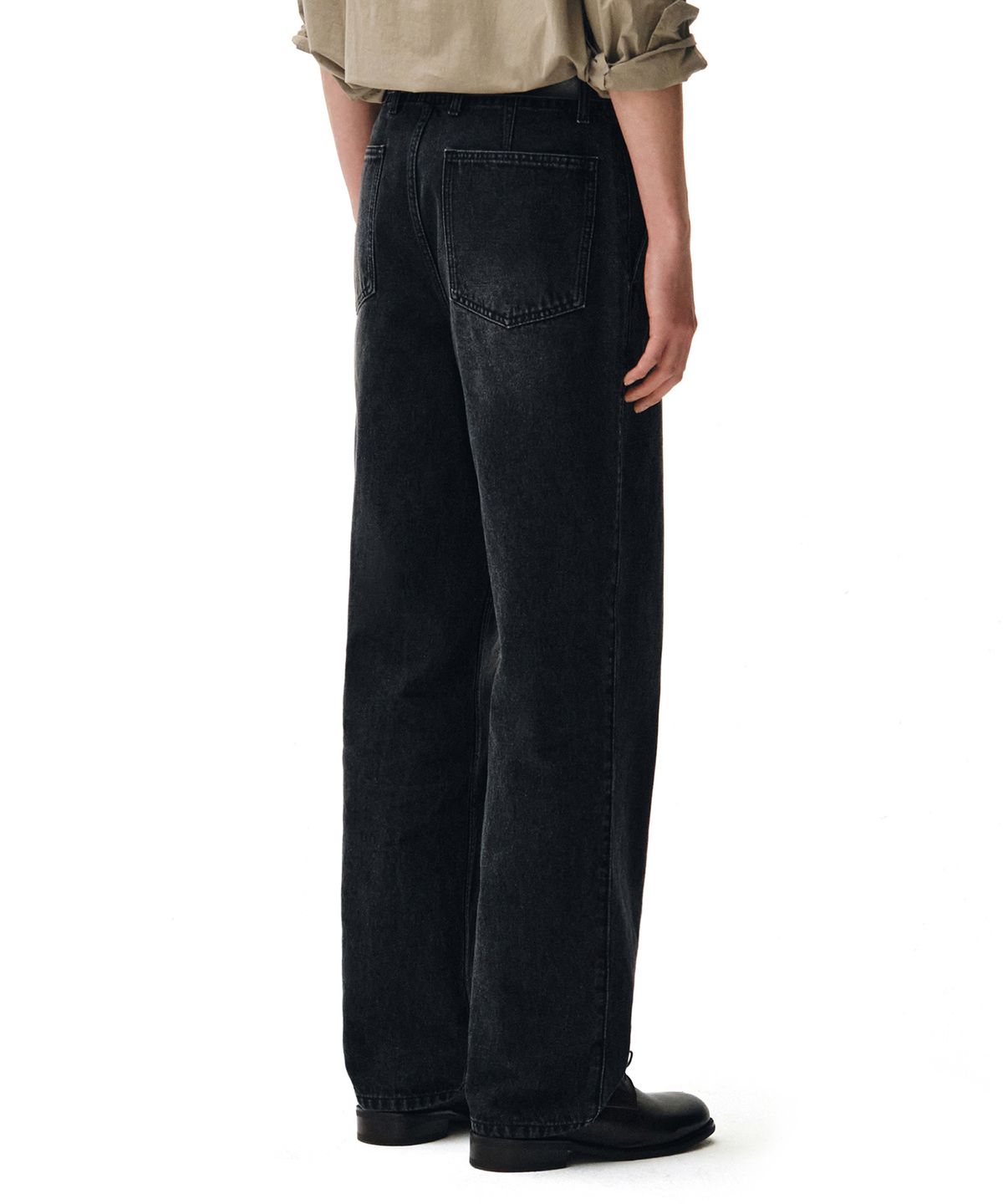 데케트(DECET) Officer Straight Jeans DCPT068Black