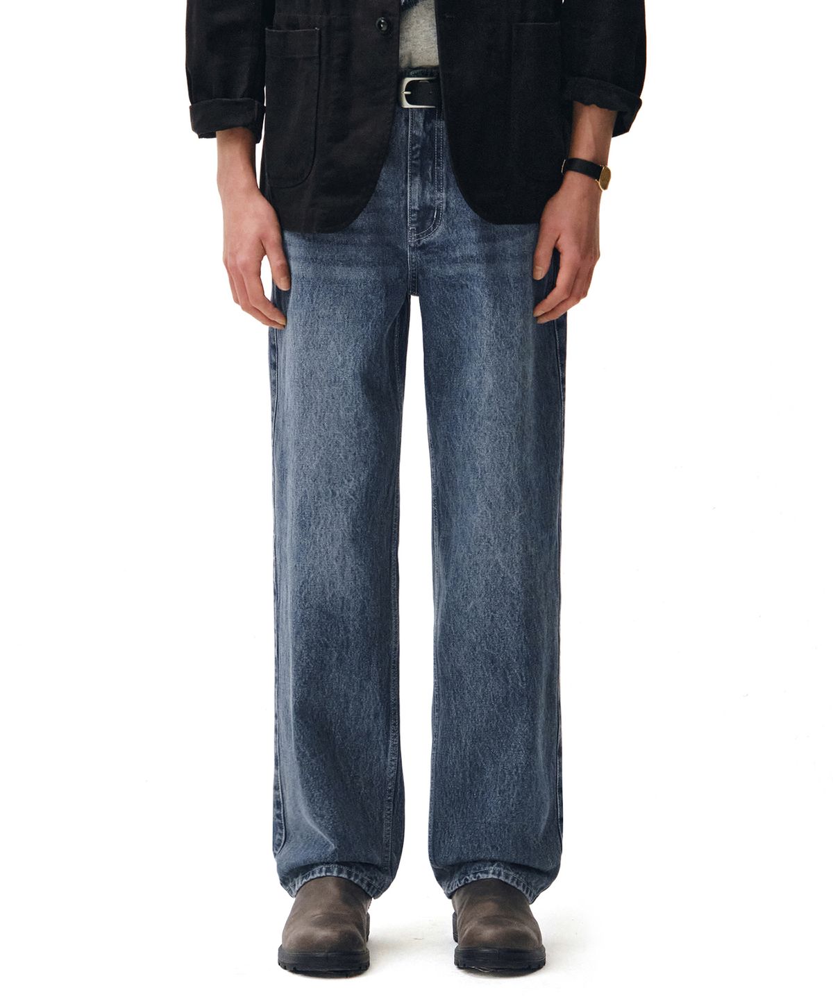 데케트(DECET) Officer Straight Jeans DCPT068Blue