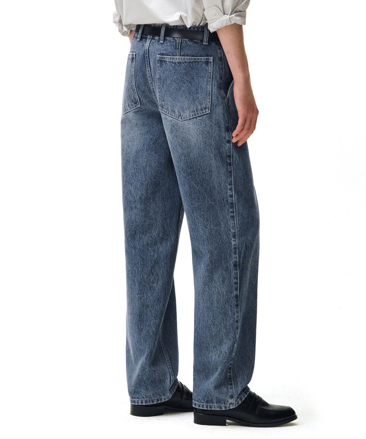 데케트(DECET) Officer Straight Jeans DCPT068Blue