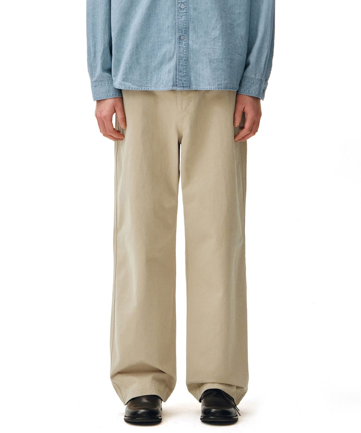 데케트(DECET) Officer Semi Wide Pants DCPT069Beige