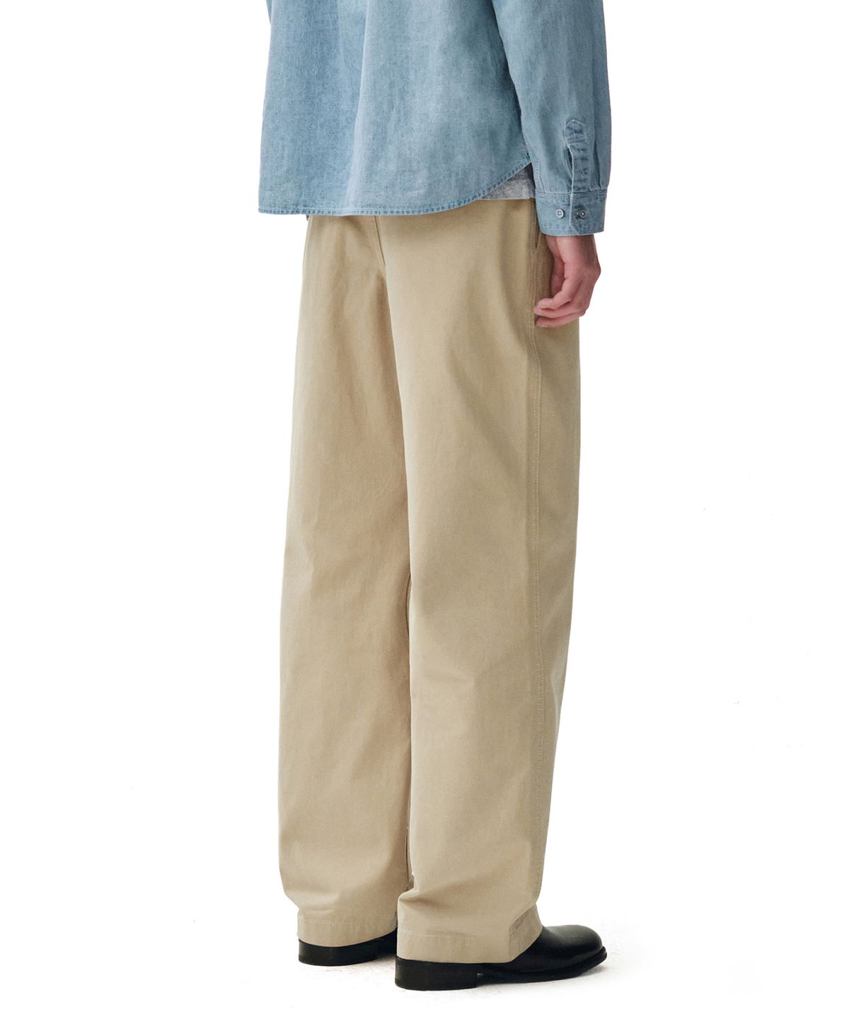 데케트(DECET) Officer Semi Wide Pants DCPT069Beige