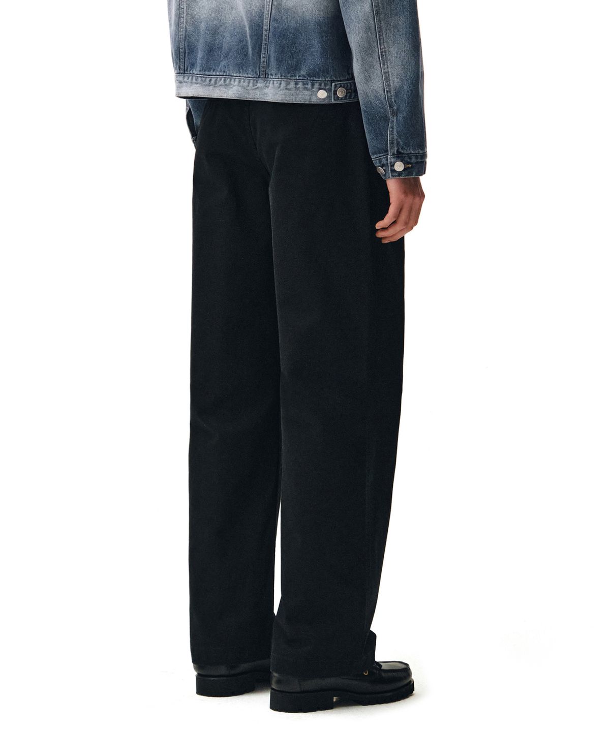 데케트(DECET) Officer Semi Wide Pants DCPT069Black