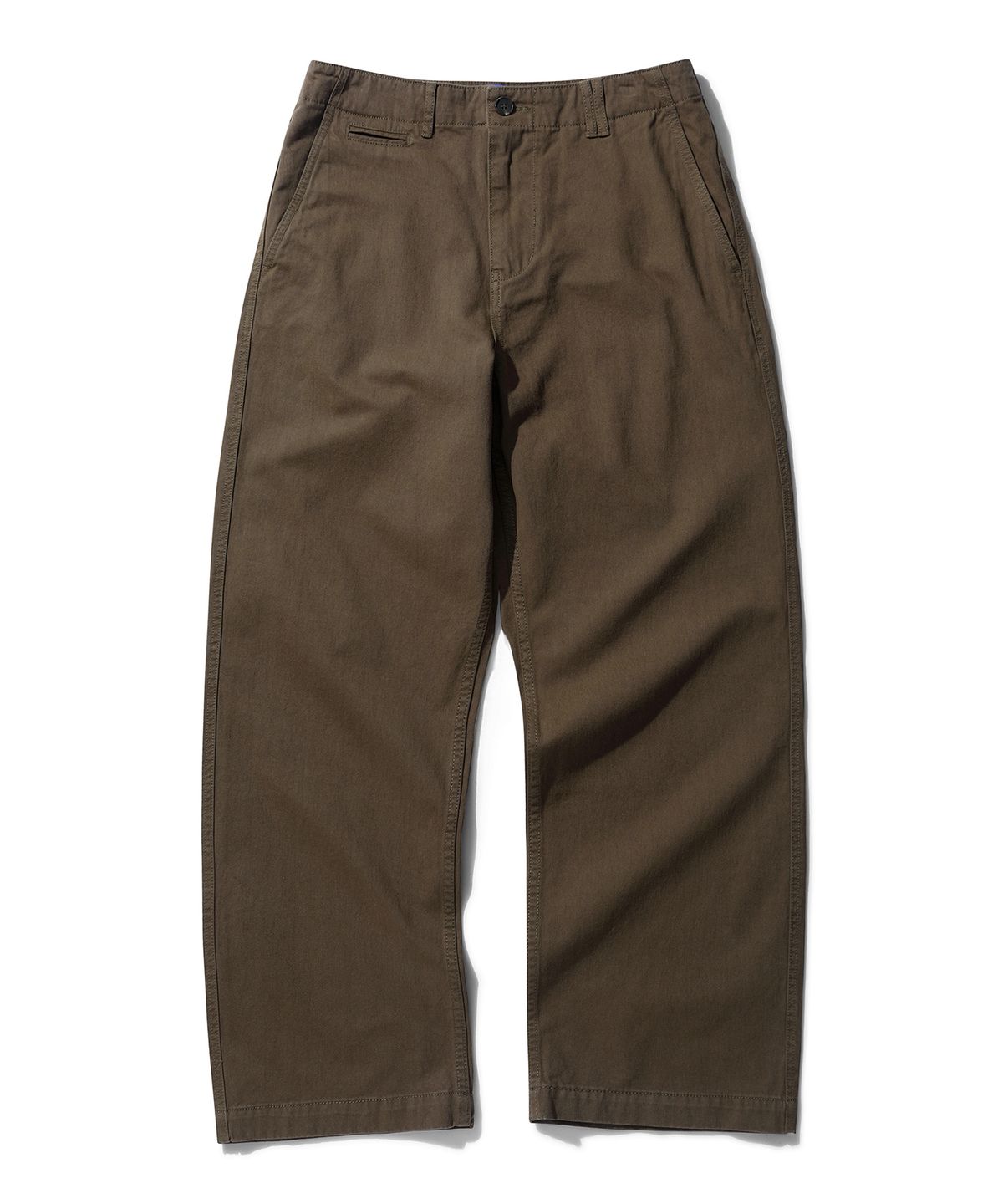 데케트(DECET) Officer Semi Wide Pants DCPT069Brown