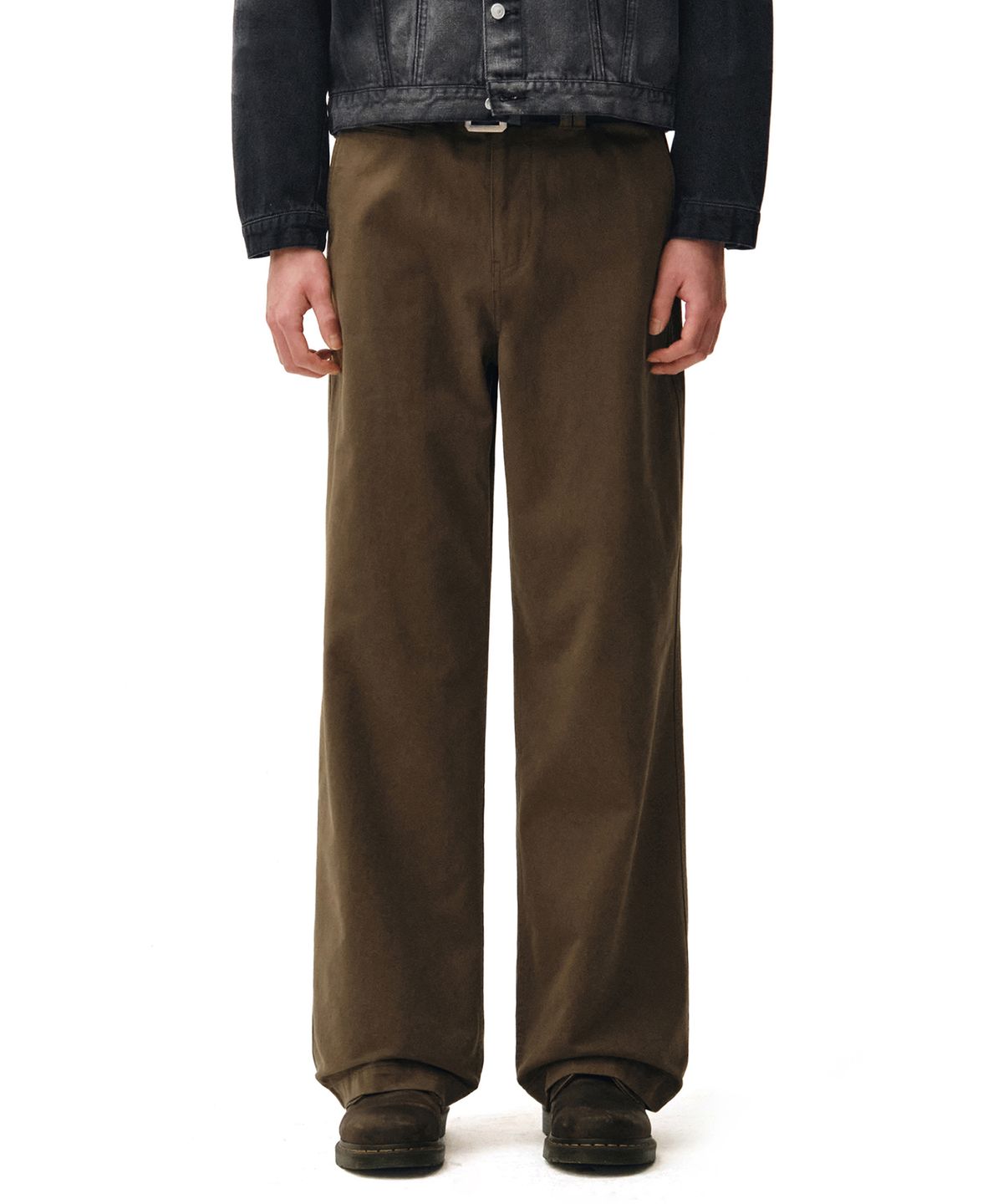 데케트(DECET) Officer Semi Wide Pants DCPT069Brown
