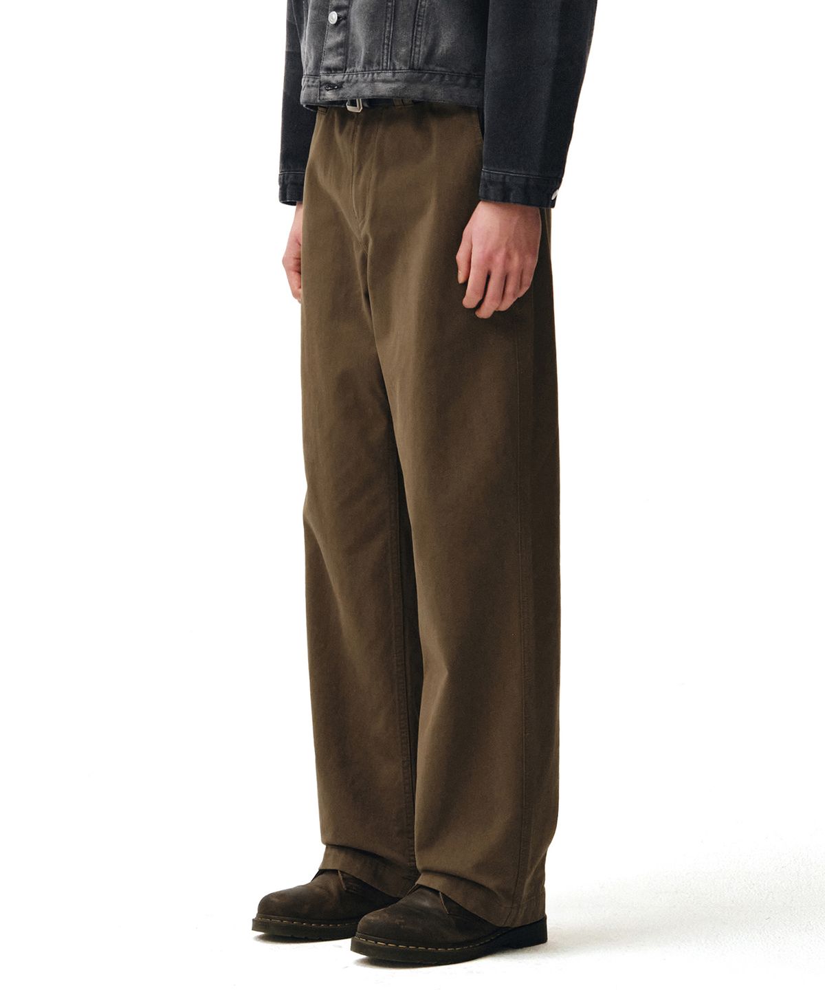데케트(DECET) Officer Semi Wide Pants DCPT069Brown