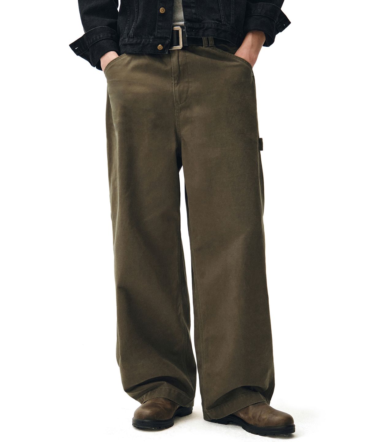 데케트(DECET) Painter Wide Pants DCPT070Olive