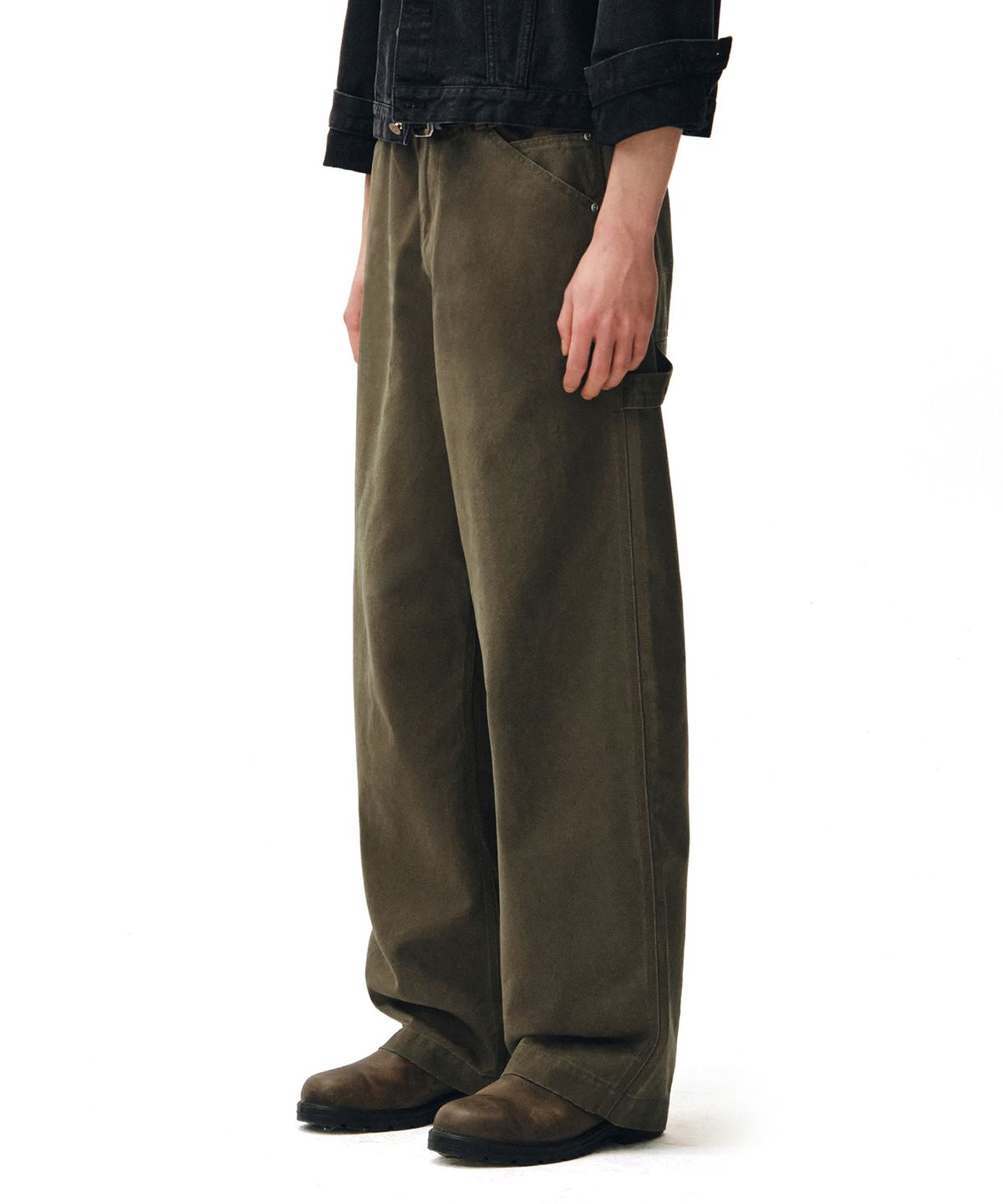 데케트(DECET) Painter Wide Pants DCPT070Olive