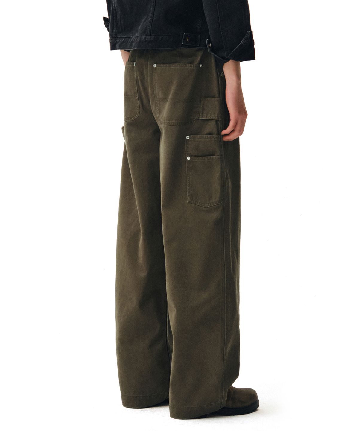 데케트(DECET) Painter Wide Pants DCPT070Olive