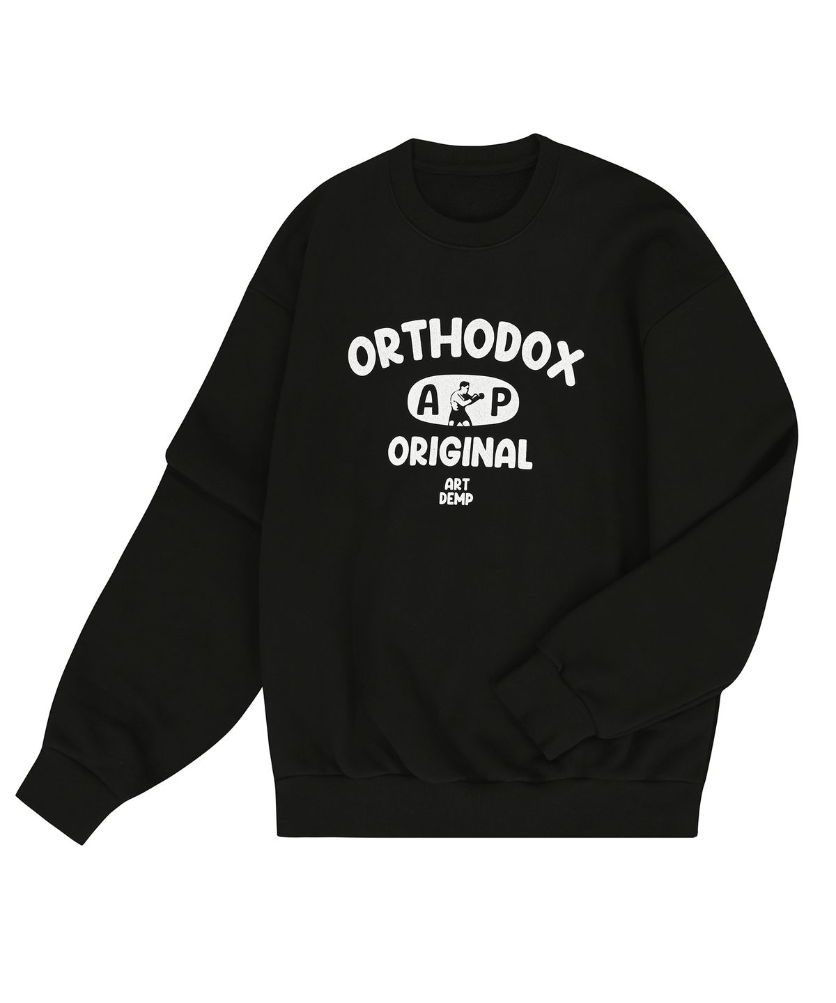 아트뎀프(ARTDEMP) 아트템프 기모 맨투맨 ORTHODOX SWEATSHIRTS (BLACK)