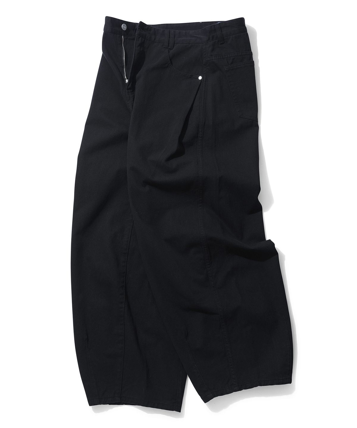 데케트(DECET) Barrel Wide Leg Pants DCPT071Black