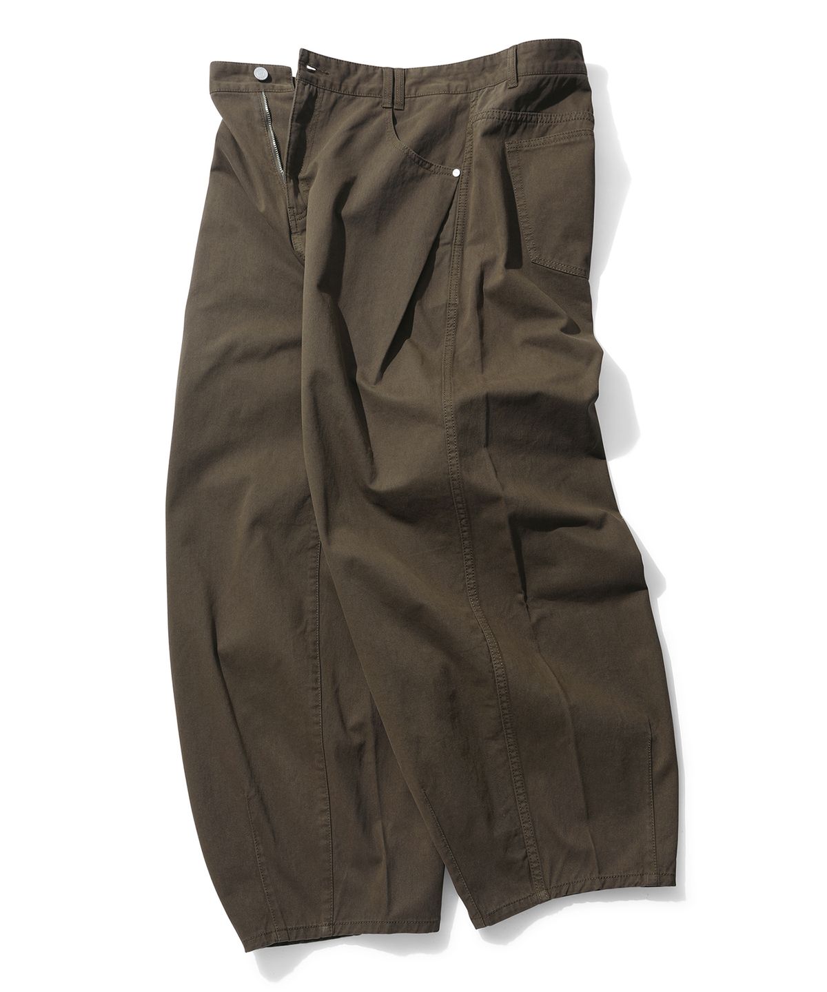 데케트(DECET) Barrel Wide Leg Pants DCPT071Brown