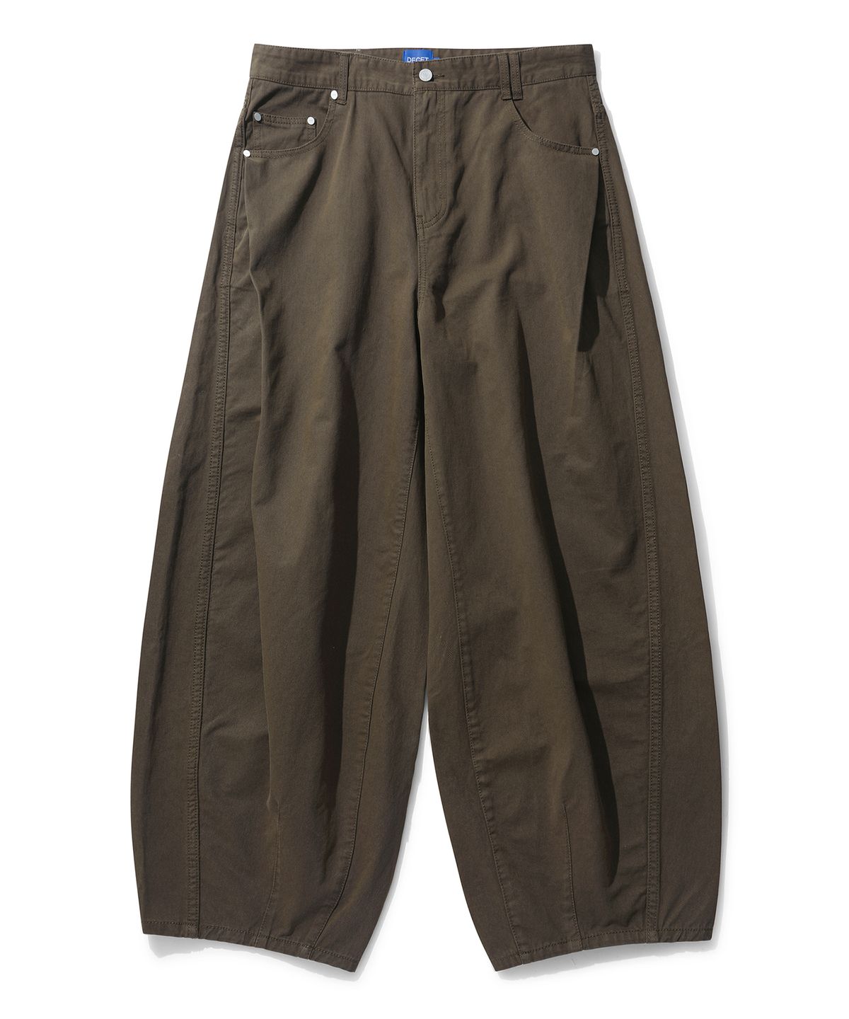 데케트(DECET) Barrel Wide Leg Pants DCPT071Brown
