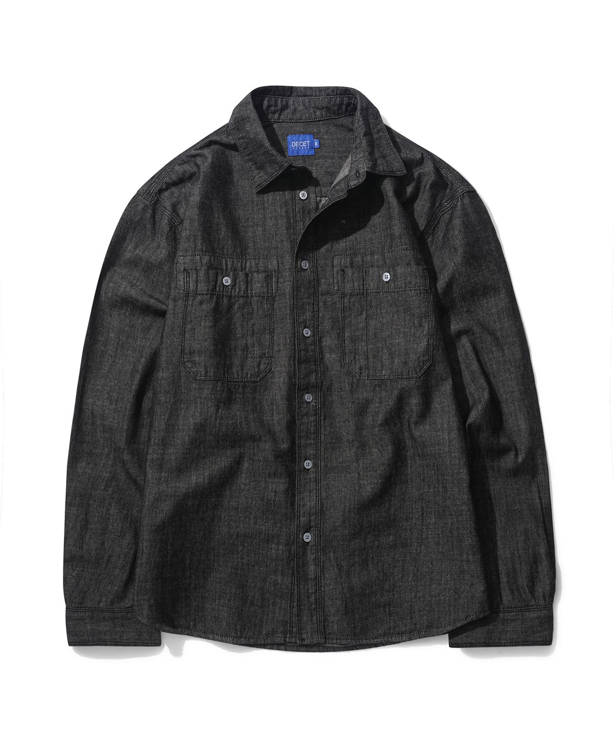 데케트(DECET) Relax Work Denim Shirts DCSH014Black