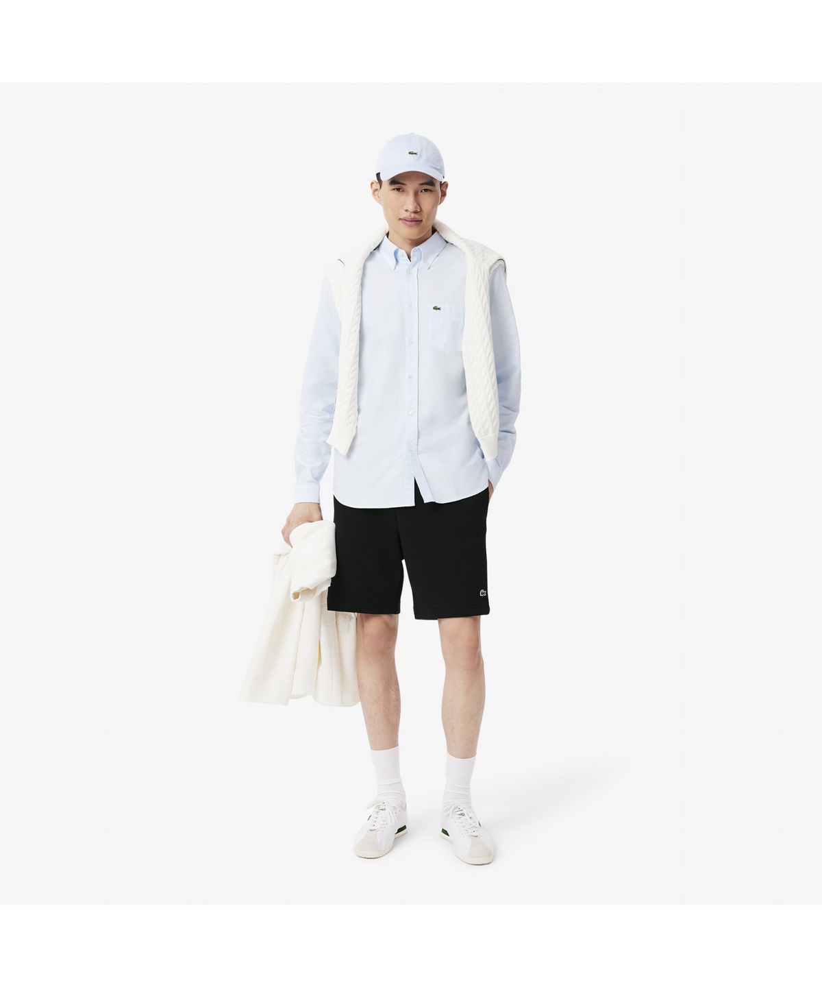라코스테(LACOSTE) 남성 NON BRUSHED 밴딩 쇼츠 GH9860-55G 031