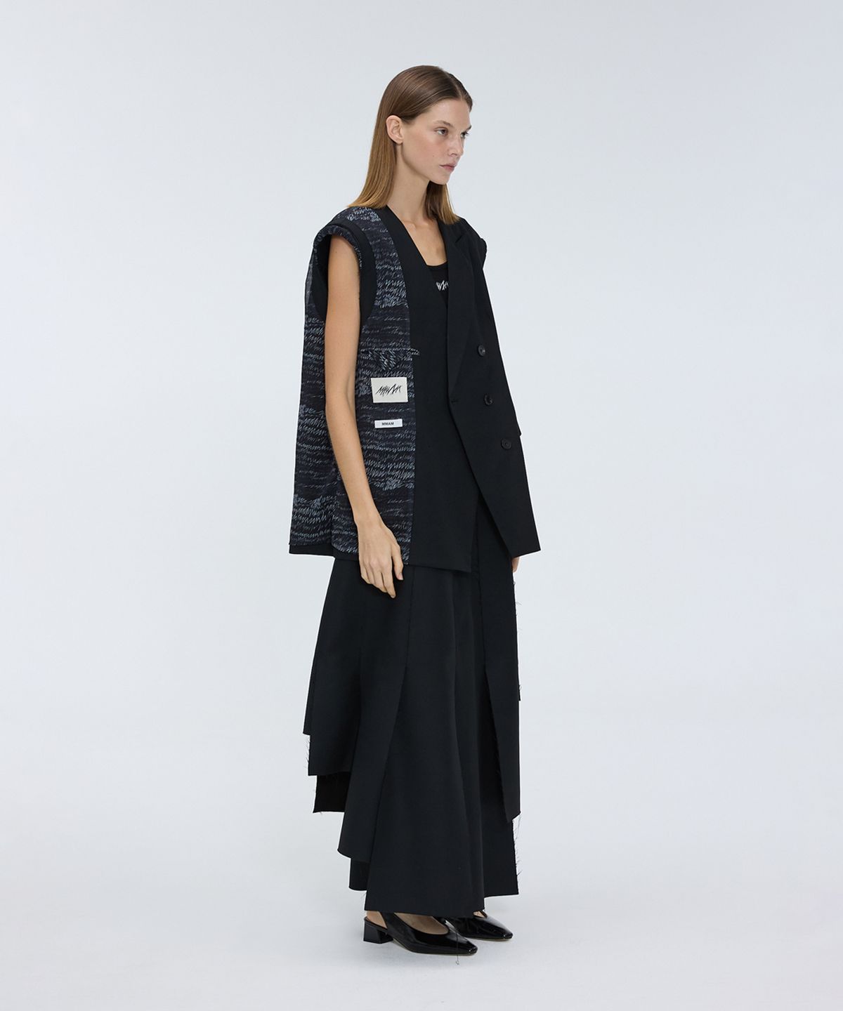 므아므(MMAM) Patchwork skirt