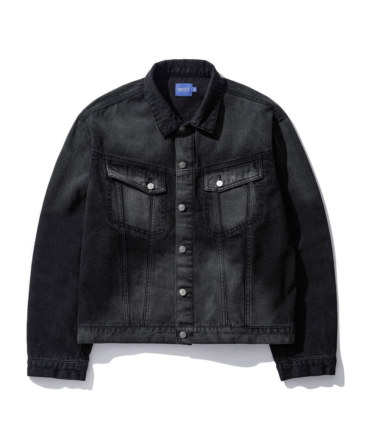 데케트(DECET) Denim Trucker Jacket DCJK004Black