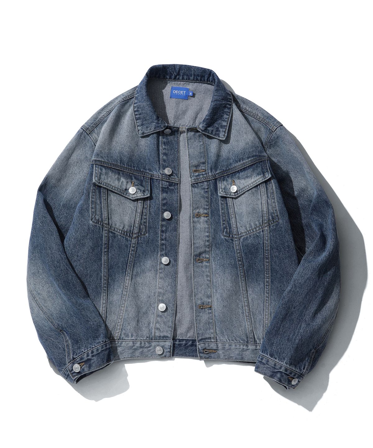 데케트(DECET) Denim Trucker Jacket DCJK004Blue